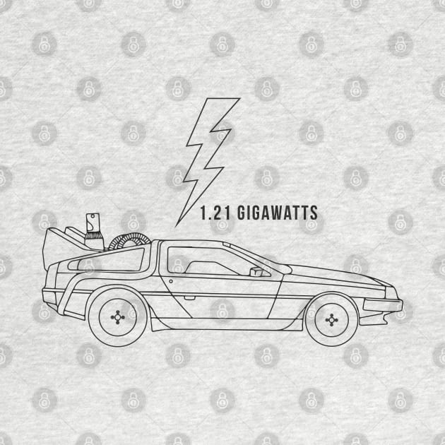 1.21 Gigawatts - Delorean time machine by BodinStreet